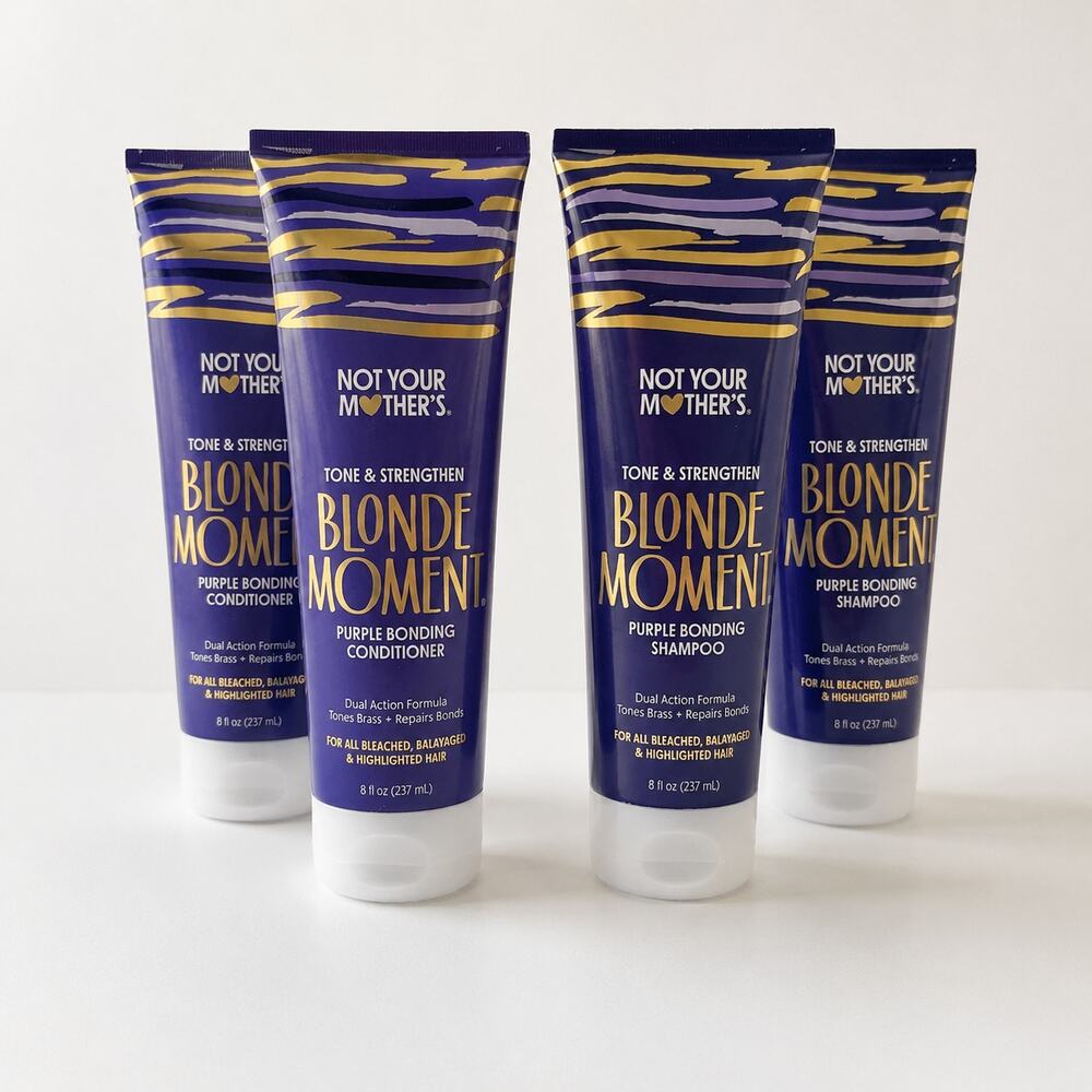 Not Your Mother’s Blonde Moment Purple Bonding Shampoo & Conditioner 4-Pc Set